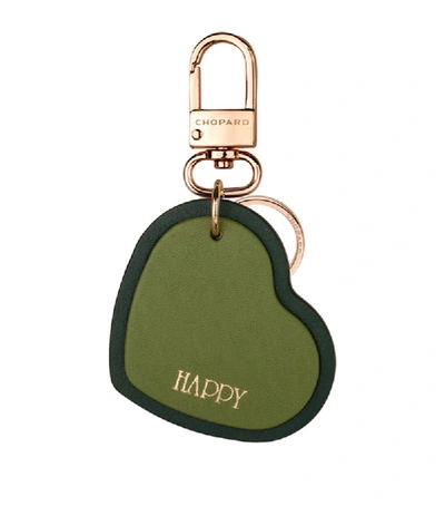Chopard Leather Happy Hearts Keyring