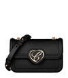 CHOPARD CH HAPPY HEARTS CROSSBODY BAG BLK CALF,15791118