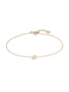 Saks Fifth Avenue 14k Yellow Gold Initial J Charm Bracelet