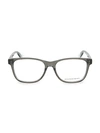 ALEXANDER MCQUEEN MEN'S 55MM SQUARE OPTICAL GLASSES,0400013041505