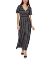 BETSEY JOHNSON STRIPED FLORAL JUMPSUIT