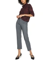 Sanctuary Carnaby Plaid Cropped Pants In Dark Gray