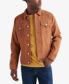 LUCKY BRAND MEN'S SUEDE TRUCKER JACKET