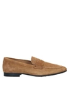 Tod's Almond Toe Leather Loafer In Brown