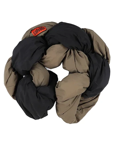 Colville Wrap Knot Scarf In Black