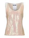 Moschino Tops In Beige