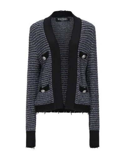 Balmain Cardigan In Black