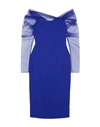 CUSHNIE CUSHNIE WOMAN MIDI DRESS BRIGHT BLUE SIZE 4 VISCOSE, ELASTANE, NYLON,15065819VK 2