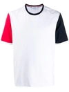 THOM BROWNE COLOUR-BLOCK SHORT-SLEEVED T-SHIRT