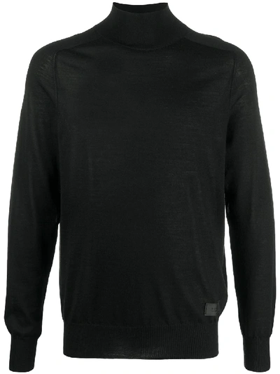 Givenchy Stand-up Neck Jumper In Black