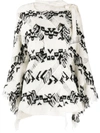 P.A.R.O.S.H MUSIC NOTE-PRINT KNITTED TUNIC