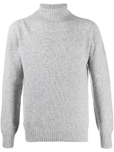 Altea Roll-neck Knit Jumper In Grey