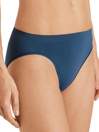 Hanro Touch Feeling Hi-cut Brief In Jewel Blue