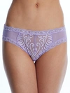 Natori Feathers Low-rise Sheer Hipster Underwear 753023 In Violet Tulip