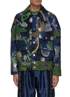 ANGEL CHEN UNIVERSE' MIXED EMBROIDERY JACQUARD JACKET