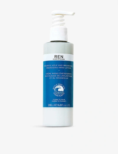 Ren Atlantic Kelp And Magnesium Hand Lotion 200ml In White