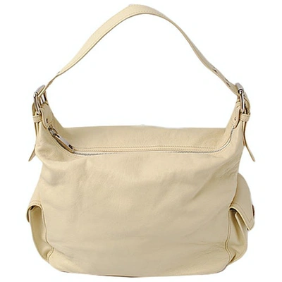 Pre-owned Marc Jacobs Leather Handbag In Beige