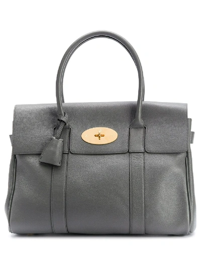 Mulberry Bayswater Heritage Small Tote In Grey