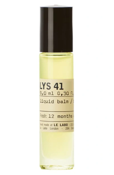 Le Labo Lys 41 Liquid Balm Fragrance Rollerball