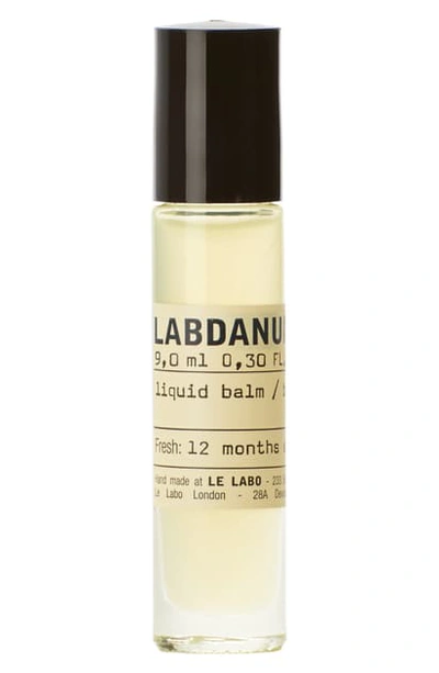 Le Labo Labdanum 18 Liquid Balm Fragrance Rollerball
