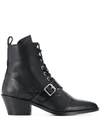 ALLSAINTS KATY ZIP-UP ANKLE BOOTS
