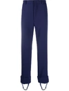 PRADA SIDE-STRIPE STIRRUP TROUSERS