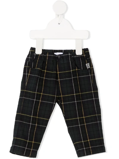 IL GUFO CHECK SLIM-FIT TROUSERS