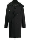 DSQUARED2 DOUBLE-BREASTED TRENCH COAT