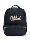 CHLOÉ LOGO PRINT BACKPACK