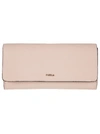 Furla Logo Continental Wallet In Candy Rose