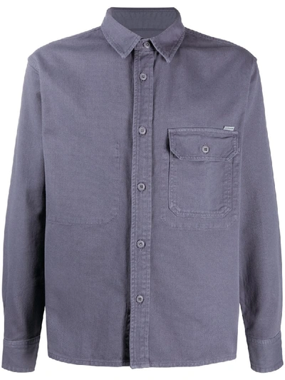 Carhartt Chest Pocket Shirt In Purple