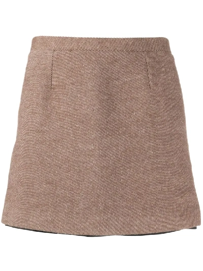 Opening Ceremony A-line Mini Skirt In Brown