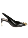 ALEXANDER MCQUEEN STUDDED TOE PUMPS,11492562