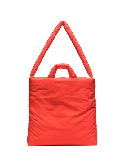 Kassl Editions Coral Red Padded Tote Bag