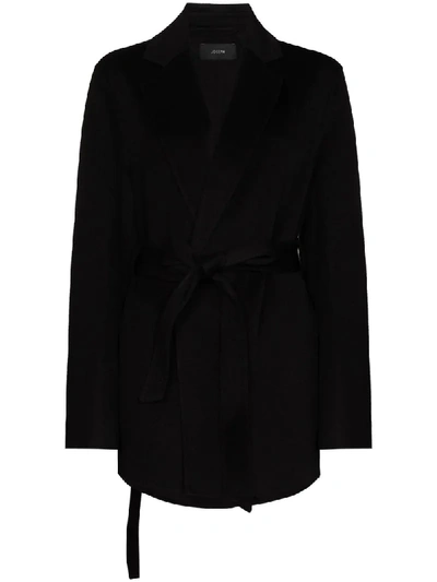 JOSEPH CENDA DOUBLE-FACE BELTED COAT