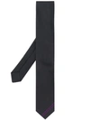 GIVENCHY EMBROIDERED LOGO BAND NECKTIE