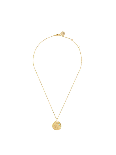 Goossens Talisman Scorpio Pendant Necklace In Gold