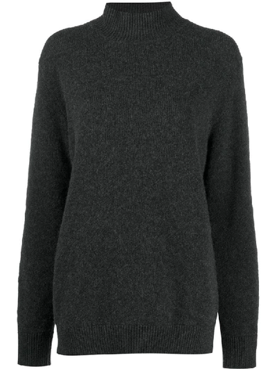 Casey Casey Loose Fit Roll-neck Jumper In Grey