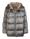 MAX MARA IRIDESCENT SPACEY PUFFER JACKET,11492907