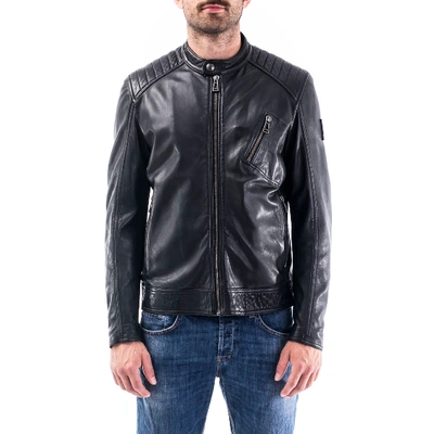 Belstaff Leather Jacket In Black