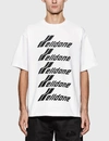 We11 Done White & Black Front Logo T-shirt