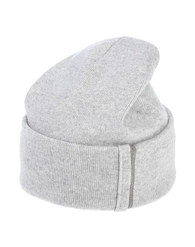 Brunello Cucinelli Hats In Light Grey