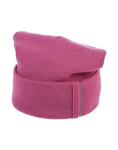 Brunello Cucinelli Hat In Mauve