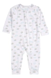 Coco Moon Aloha Zip Romper In Multi