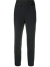 ELISABETTA FRANCHI SLIM FIT CROPPED TROUSERS