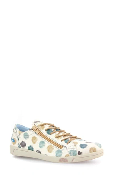 Cloud Aika Sneaker In Circles Multicolor Leather