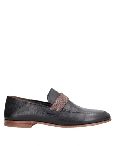 Brunello Cucinelli Loafers In Black