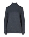 Brunello Cucinelli Cashmere Blend In Dark Blue