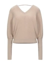 Brunello Cucinelli Sweaters In Beige