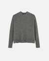 STELLA MCCARTNEY STELLA MCCARTNEY GREY REGENERATED CASHMERE JUMPER,12493319